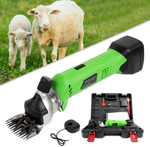 ZZQ-Le rasage 200W Électrique Machine Cheveux De Électrique Professionnelle Cisaillement Animal Tondeuse Cisaille À Mouton Cheveux Tondeuse Mouton Chèvre Capacité De La Batterie 6500mAh