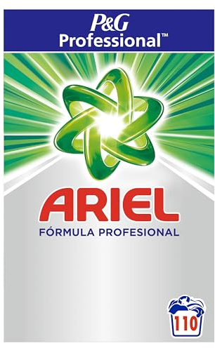Ariel Professional Detergente En Polvo Para Lavadora Flor De Loto Y Lirio, 110 Lavados, 7.15kg, Limpieza Y Frescor Increíbles Desde El Primer Lavado