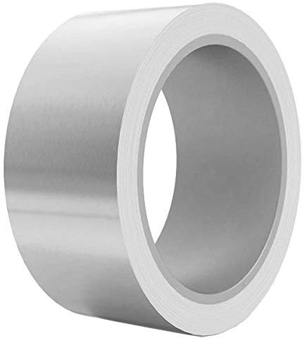 Youmile Aluminiumfolienband (50 mm / 1,96 Zoll x 50 m) 0,06 mm Dicke Hitzebeständiges Band für HLK, Abdichten und Ausbessern von Heiß- und Kaltluftkanälen, Metallreparatur