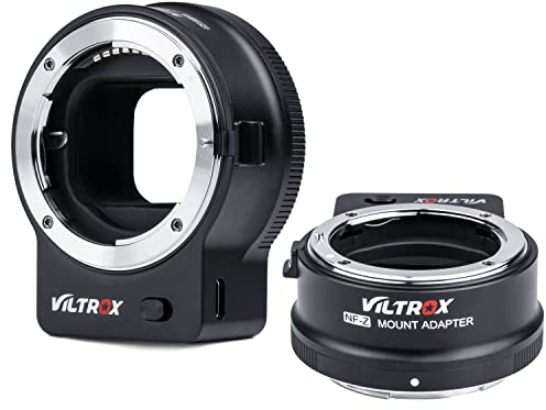 VILTROX NF-Z Auto Focus Lens Mount Adapter FTZ Compatible with Nikon F-Mount Lens to Nikon Z-Mount Camera Z5 Z50 Z6 Z6II Z7 Z7II Zfc