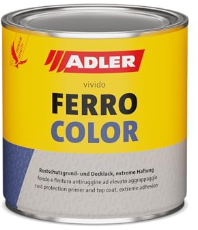 ADLER Ferro-Color RAL9001 Cremeweiß 2,5l | Korrosionsbeständig auf Eisen, Stahl, Zink, Aluminium, restrostverträglich, keine Grundierung nötig, hohe Wetterbeständigkeit