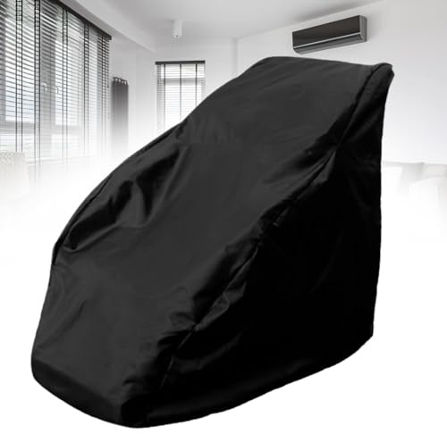 Amsg Housse De Fauteuil De Massage, Housse pour Fauteuil De Massage Shiatsu pour Tout Le Corps,Protection Fauteuil De Massage,Foot Cover,Noir,XL