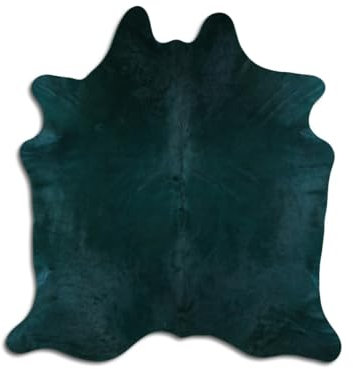CASA THURET | Alfombra de piel de vaca | Piel 100% natural | Muy suave/aislante, 200 x 190 cm