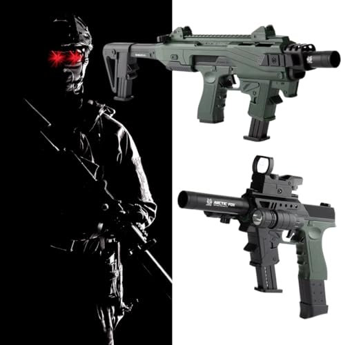 Premium Nerfty Gun 3in1 Glockmaster Spielzeuggewehr Pistole Kinder Blaster automatisch