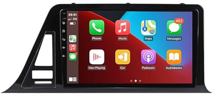 HTXPSM Android 12 Ricevitore audio per auto nel cruscotto con navigazione per auto per Toyo-ta CHR C-HR 2016-2020 Doppio Din Touch screen da 9 pollici per autoradio con navigatore satellitare Bluetoo