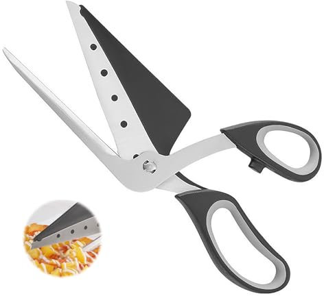 Pizzaschere,Pizza Schere,Pizzaschere Spülmaschinenfest,Pizza Schere Scharf,Pizzaschneider Mit Scharfer Edelstahlklinge In Lebensmittelqualität,Geeignet Zum Schneiden Von Pizza(27cm)