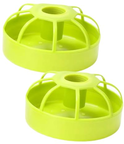 Qianly 2 Pieces Bird Waterer, Food Dispenser for Parrots And Budgies