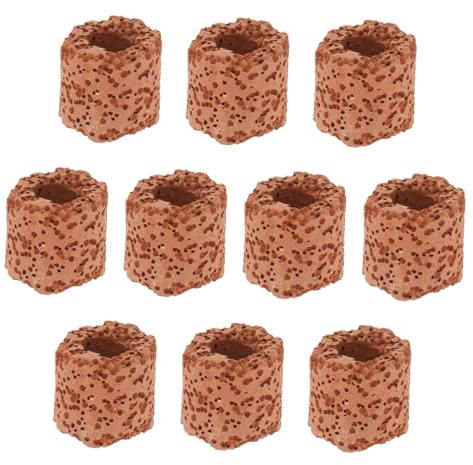 UKCOCO Anneaux Aquarium Fixes 10Pcs en Céramique Support de Plantes Aquatiques Accessoire pour Aquarium Usage Solide pour Divers Types de Plantes