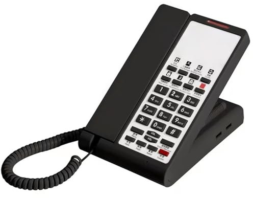 Elnwnnkc 2. Téléphone Filaire Analogique À Réduction De Bruit De Bureau À Domicile pour Les Personnes Âgées Fixe