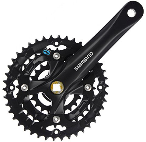 Shimano M361 Hybrid Crankset (Black 170mm X 48/38/28T)