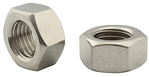 Sechskantmuttern (Standard Ausführung) - M4 - (50 Stück) - DIN 934 / ISO 4032 - Edelstahl A2 (V2A) - SC934 | SC-Normteile