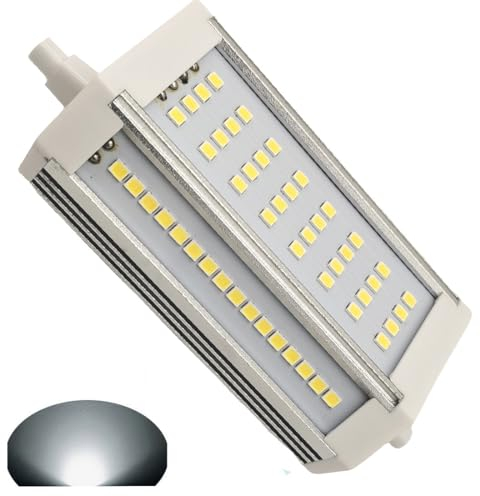 QLEE R7s Led 118mm 30w Lampadina Dimmerabile Luce Diurna 6000k 3000lm Doppio Finale Proiettore Led J118 Tipo J Sostituzione 300w Led Alogeno Lampadina Da Terra