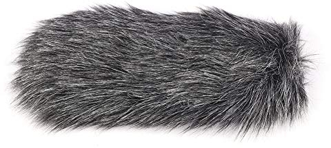 Tragbarer weicher synthetischer Pelz Mikrofon Windschutz, staubiger MIC Windschutzscheiben aufnehmender MIC Muff im Freien für Rode GO