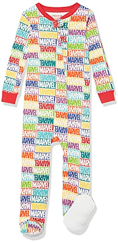 Amazon Essentials Unisex bebé Pijama Ceñido de Algodón con Pies