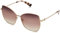LONGCHAMP LO156SL, Occhiali Donna, ROSE GOLD / BROWN PEACH, 60