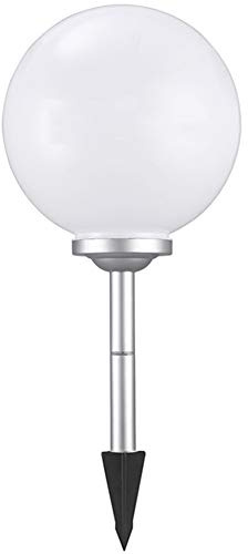 Dapo Solar-Kugel-Dekoleuchte OLA 30cm, Garten Dekokugel mit Erdspieß | Boden-Wege-Deko-Lampe, DRM. 30cm