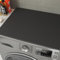 60 x 60cm Cubierta Para Lavadora, Antideslizantes Protectoras de la Cubierta Superior de Lavadoras, Cubierta Superior para Lavadora y Secadora para el Hogar, Cocina, Lavandería (Negro)