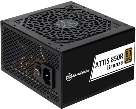SilverStone Technology ATTIS 850R Bronze, Fuente de alimentación ATX ATX 3,1 80 Plus Bronze 850W, SST-AT850R-BF
