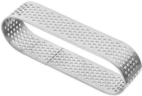 VINTORKY Oval Tartlet Mold Stainless Steel Mousse Ring Baking Accessory Tiramisu Tartlet Mould