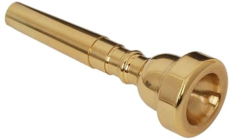 Kupfer Trompetenmundstück 7c Gold für C-trompete Präzisen Klang | Ersatzteil für Klassische Trompetenmodelle, Geeignet für Hohe Lagen, Goldfarbenes Zubehör