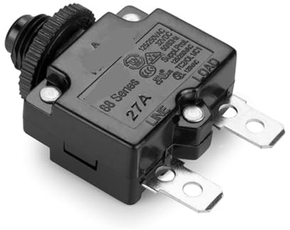 Interruttore automatico in miniatura, mini interruttore a pulsante unipolare, protezione da sovraccarico, 3-30 A, guida(Waterproof cap)