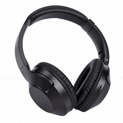 Sxhlseller Cuffie Over-ear Cablate, Cuffie da Studio Bluetooth con Audio HiFi, Padiglioni Rotanti a 90°, Cavo a Spirale da 6,6 Piedi, per la Registrazione, il Missaggio, il Podcasting