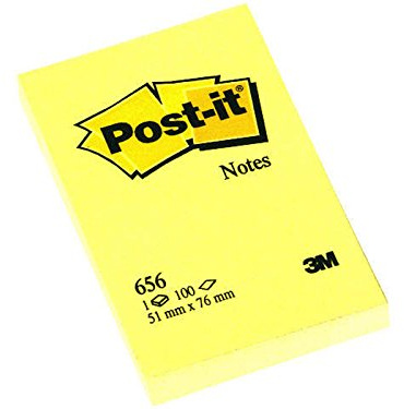 Post-it 23624 Haftnotizen, 51 x 76 mm, gelb, 1 Stück