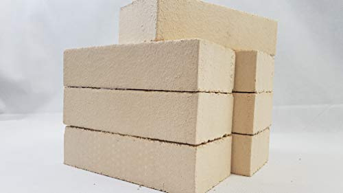 14 Stück 250x124x64 mm Schamottstein Backofenstein Schamottplatte Schamott Schamotte Kamin Kaminofen
