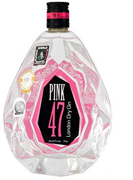 Old St.Andrews Pink 47 Diamante Gin 70 cl - Ginebra - Especialidad - Juniper, Coriander, Citrus, Almond - Botella