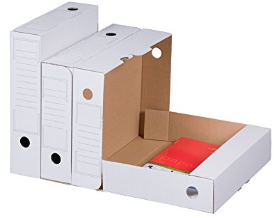Smartbox Pro Archiv-Ablagebox Bianco, 20er Pack, weiß