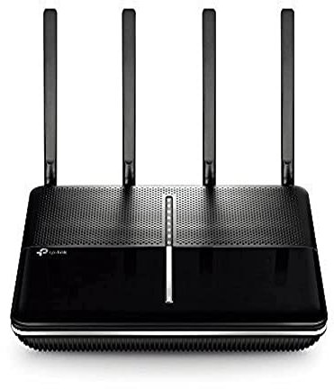 TP-Link AC2800 Wireless MU-MIMO VDSL/ADSL Modem Router, Dual-Band, Wi-Fi Speed Up To 2.8 Gbps+1GHz dual-core CPU, Versatile Connectivity, 4 x Gigabit Ports +2x 3.0 USB Port, Easy setup (Archer VR2800)