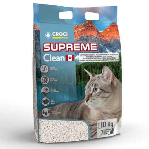 Croci Litière pour chat Premium avec bentonite canadienne
