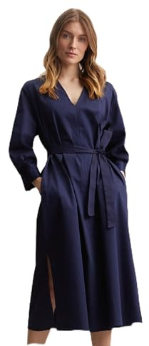 Seidensticker Damen Regular Fit Blusenkleid Langarm Kleid