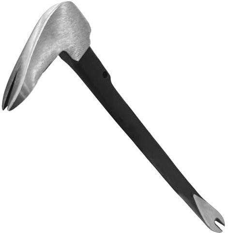 WEDO Pry Bar,12 Nail Puller,High Carbon Steel Crowbar,Flat Pry Bar,Cat Paw Nail Remover,Length 300mm,Utility Claw Bar Tool for Home Remolding,Woodworking