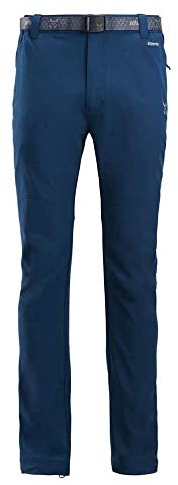 Olloqui G30 | Pantalón técnico | Pantalón de Trekking | Pantalón de montaña | Pantalón de Senderismo | Elástico (FR/ES, Letras, L, Regular, Regular, Azul)