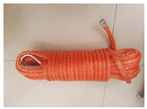 BomDog Abschleppseil, Oran12 Mm X 30 M Synthetisches Seil, Atv-Windenkabel, Abschleppseil Für Autos, Synthetisches Windenkabel, Windenleine Mit Windenseil