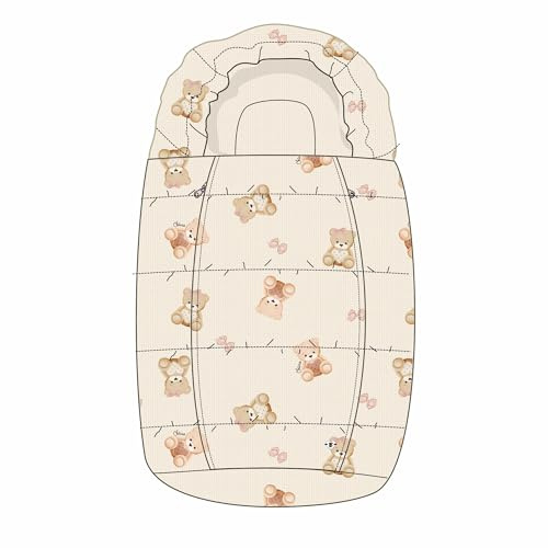 Chicco, Winterschlafsack, gefüttert, Einheitsgröße, cremeweiß, One size