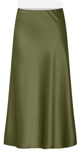 YAS Yaspella Hw Midi kjol S. Noos, Olivgren, L