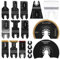 INMOZATA 23PCS Multi Tool Blade Oscillating Multi Tool Accessories