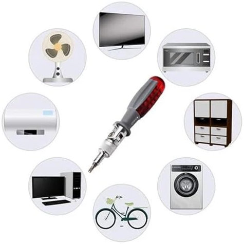 POVVFRTY 10 in 1 multi angle ratchet screwdriver - a multifunctional and efficient tool suitable for various jobs
