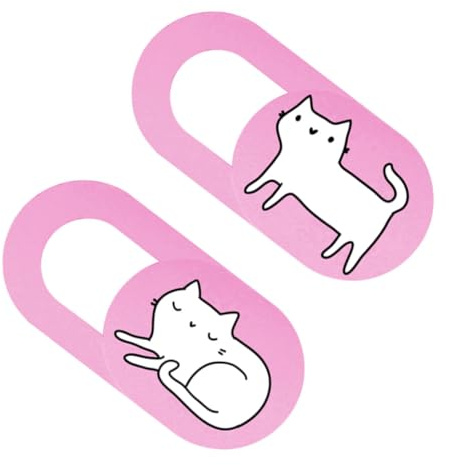 UKCOCO 2piezas Protector Deslizante para Cámara De Portátil Cubierta De Privacidad Ligera y Delgada para Ordenadores Antirrobo De Imágenes y Privacidad Segura