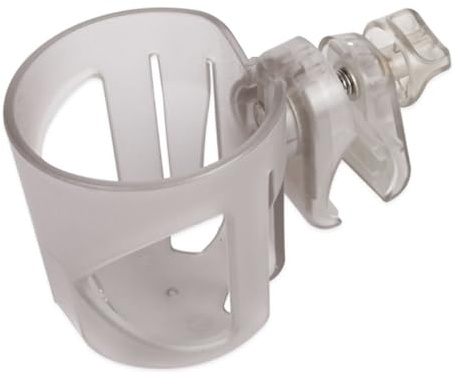 HONITANO Portavasos Transparente para Cochecito y Bicicleta Soporte para Botellas y Bebidas Resistente Compatible con Biberones y Accesorio Duradero y Estable para Paseos
