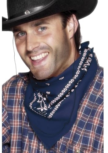 Smiffy's Western Bandana Halstuch - Blau (US)