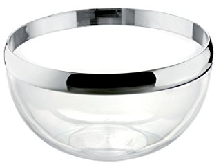 Guzzini Contenitore Look, Cromo, Ø30.5 x h16 cm