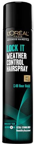 L'Oréal Paris Advanced Hairstyle LOCK IT Weather Control Hairspray, 8.25 oz. (Packaging May Vary)