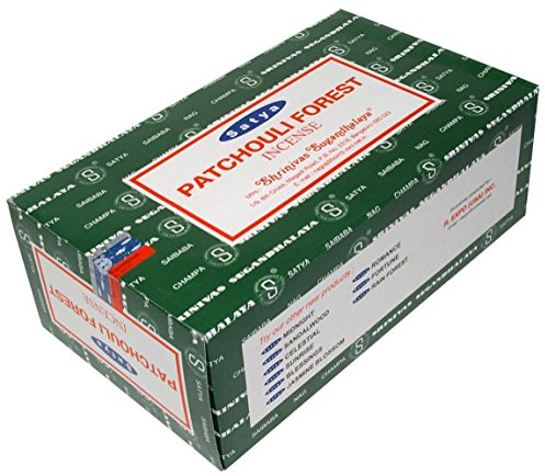 Räucherstäbchen Satya Patchouli Forest, 12 Packungen à 15 g