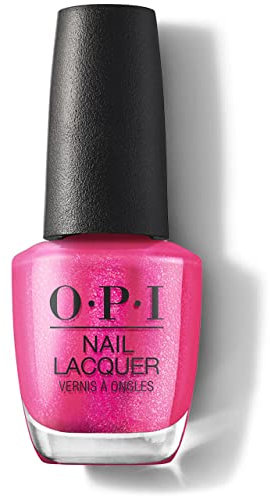 OPI Jewel Be Bold Christmas Collection – Nail Lacquer Pink, Bling, and Be Merry – Nagellack mit bis zu 7 Tagen Halt – Nagellack mit extra breitem ProWide Pinsel für perfekte Nägel