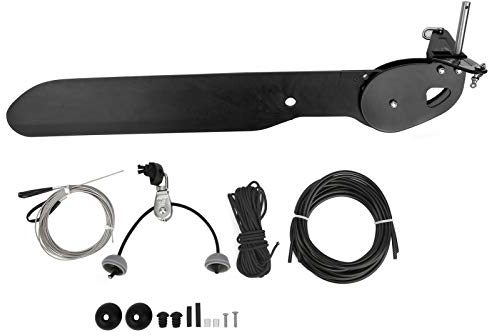 Pilipane Ensemble De Gouvernail De Girouette pour Kayaks De Mer Et Bateaux De Pêche,Accessoire De Canoë en Plastique Durable, Gouvernail De Kayaks De Mer De Loisirs en Plein Air