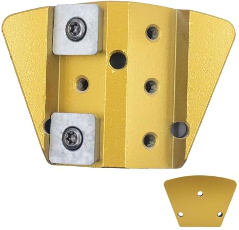 ACTINTOOL Trapezförmige Schraube auf Mastix Kleber Entfernen Wolfram Schaber für XPS CPS Bodenschleifer (Trapez Anschrauben) (3 Stück)