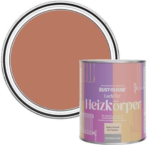 Rust-Oleum Red Heat Resistant Radiator Paint in Satin Finish - Siena 750ml